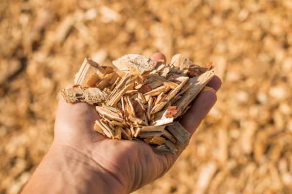Wood Chips Spreading in Lady Lake
