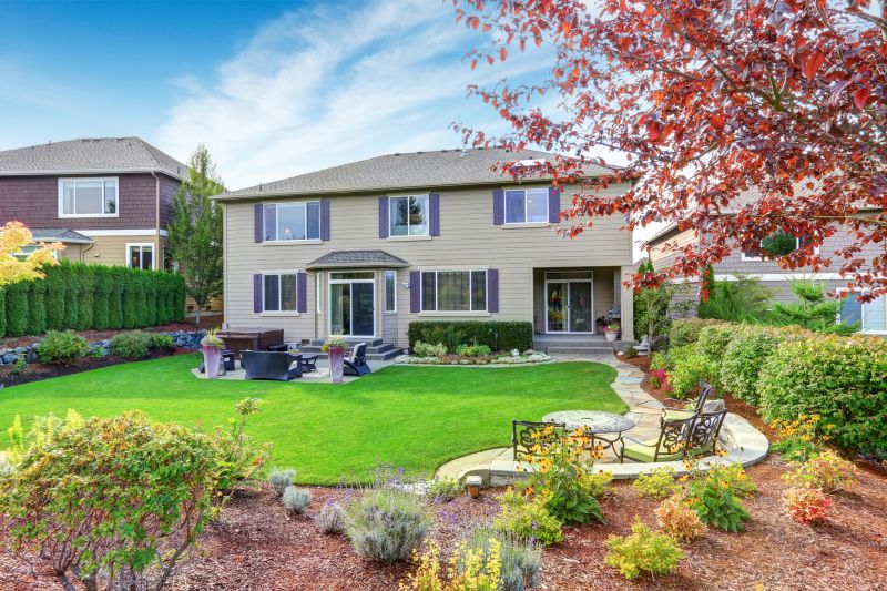 Completed Landscape with Lawn